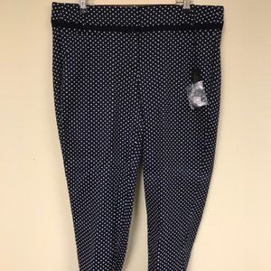 Navy Blue Polka Dot Pant